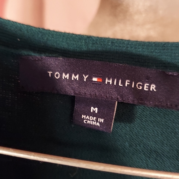 Womans Tommy Hilfiger Sweater size M Christmas Green - Picture 8 of 9